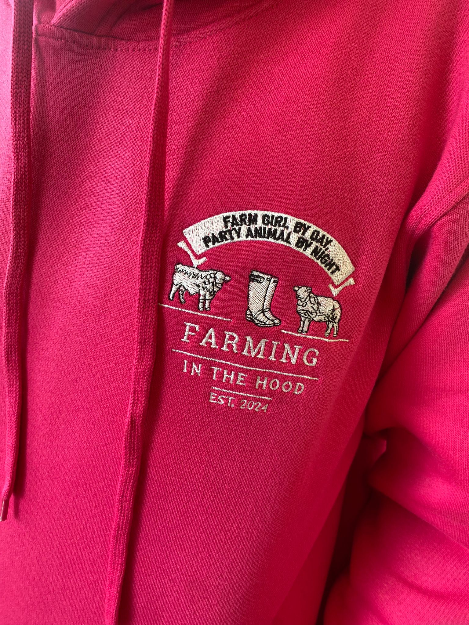 Farm Girl By Day, Party Animal By Night Hoodie