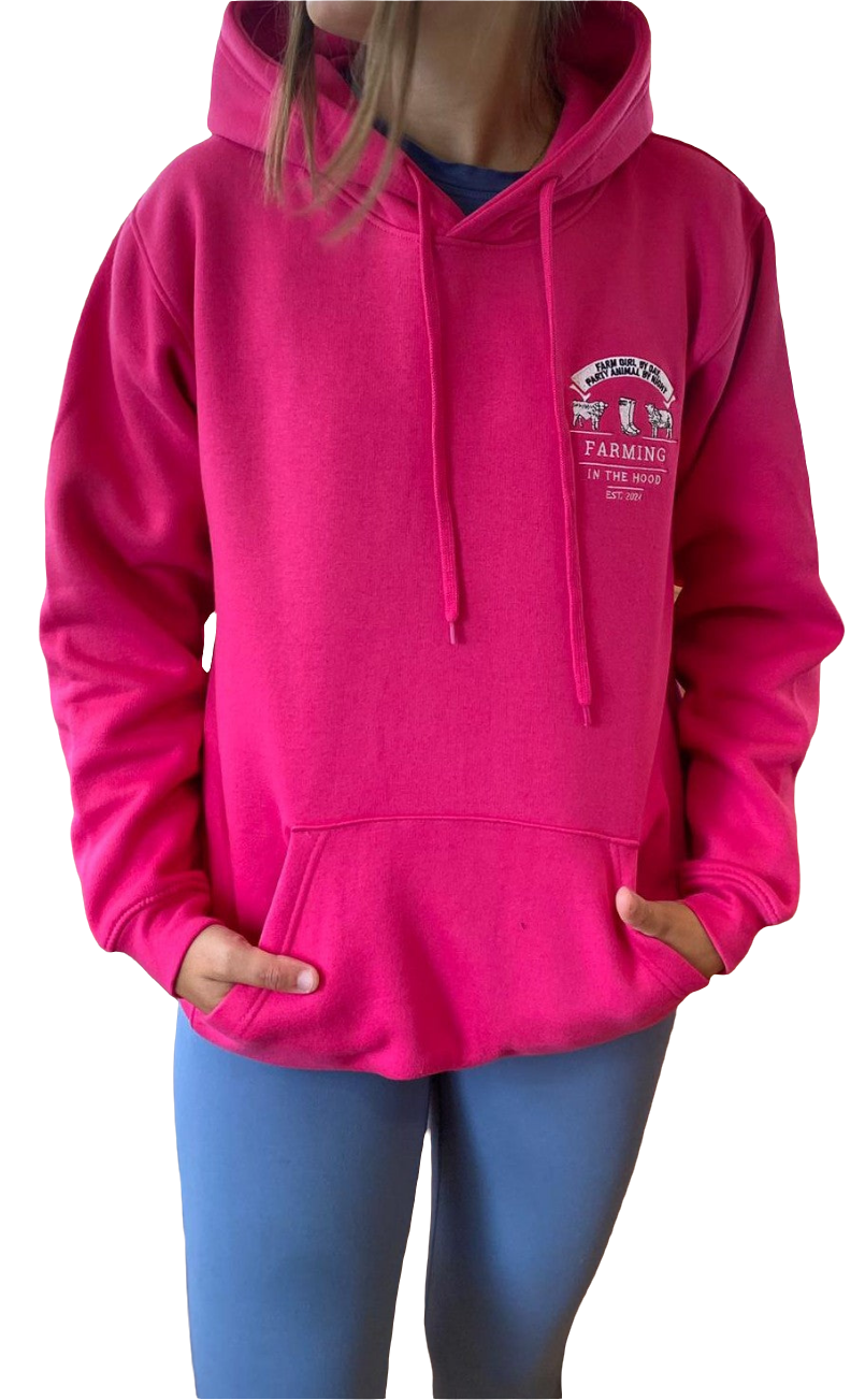 Farm Girl By Day, Party Animal By Night Hoodie