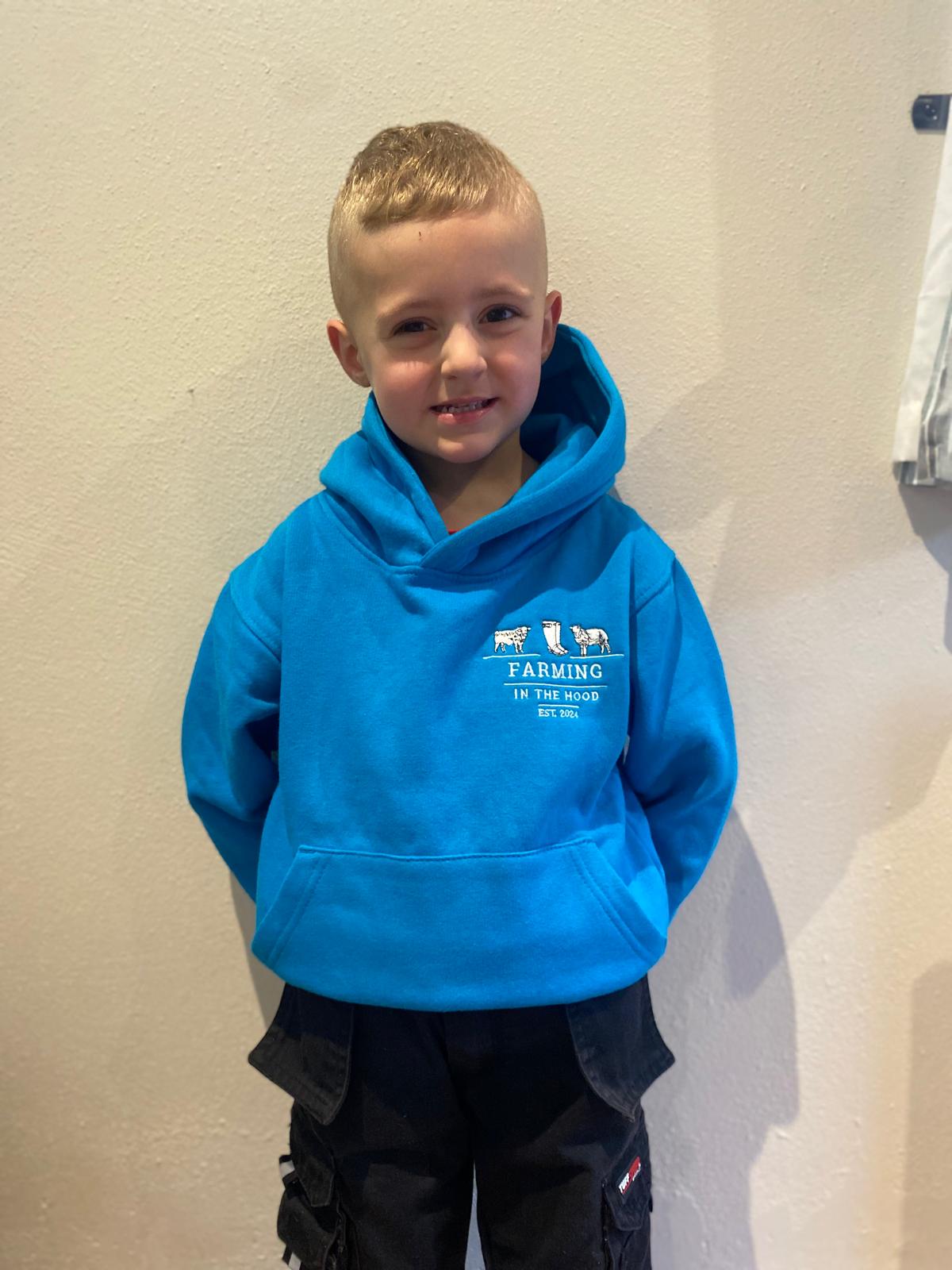 Childrens Farming In The Hood Hoodie