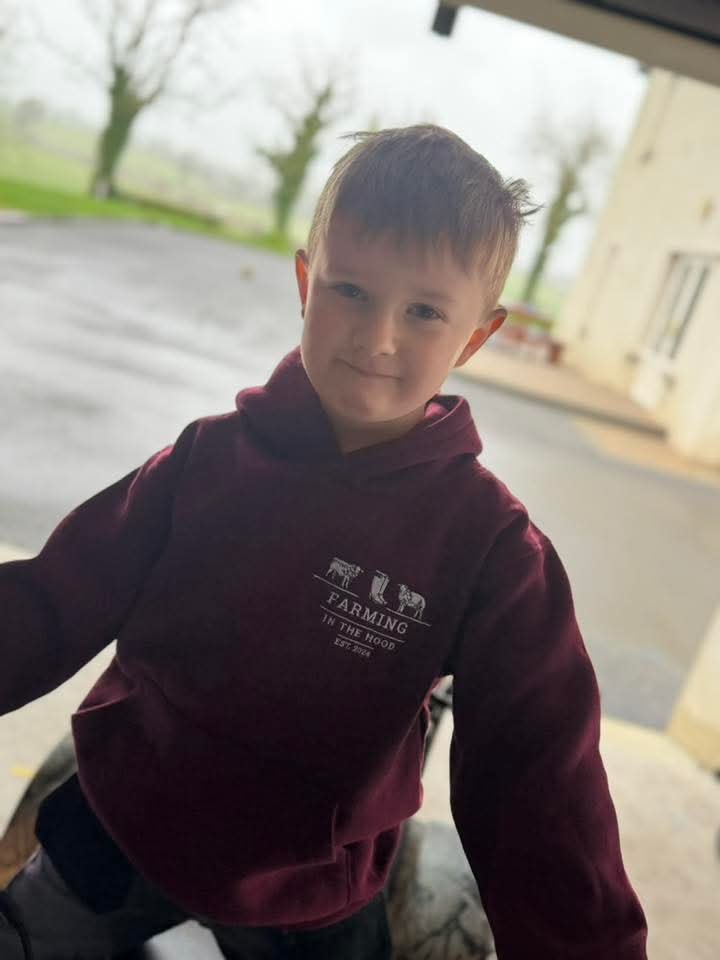 Childrens Farming In The Hood Hoodie