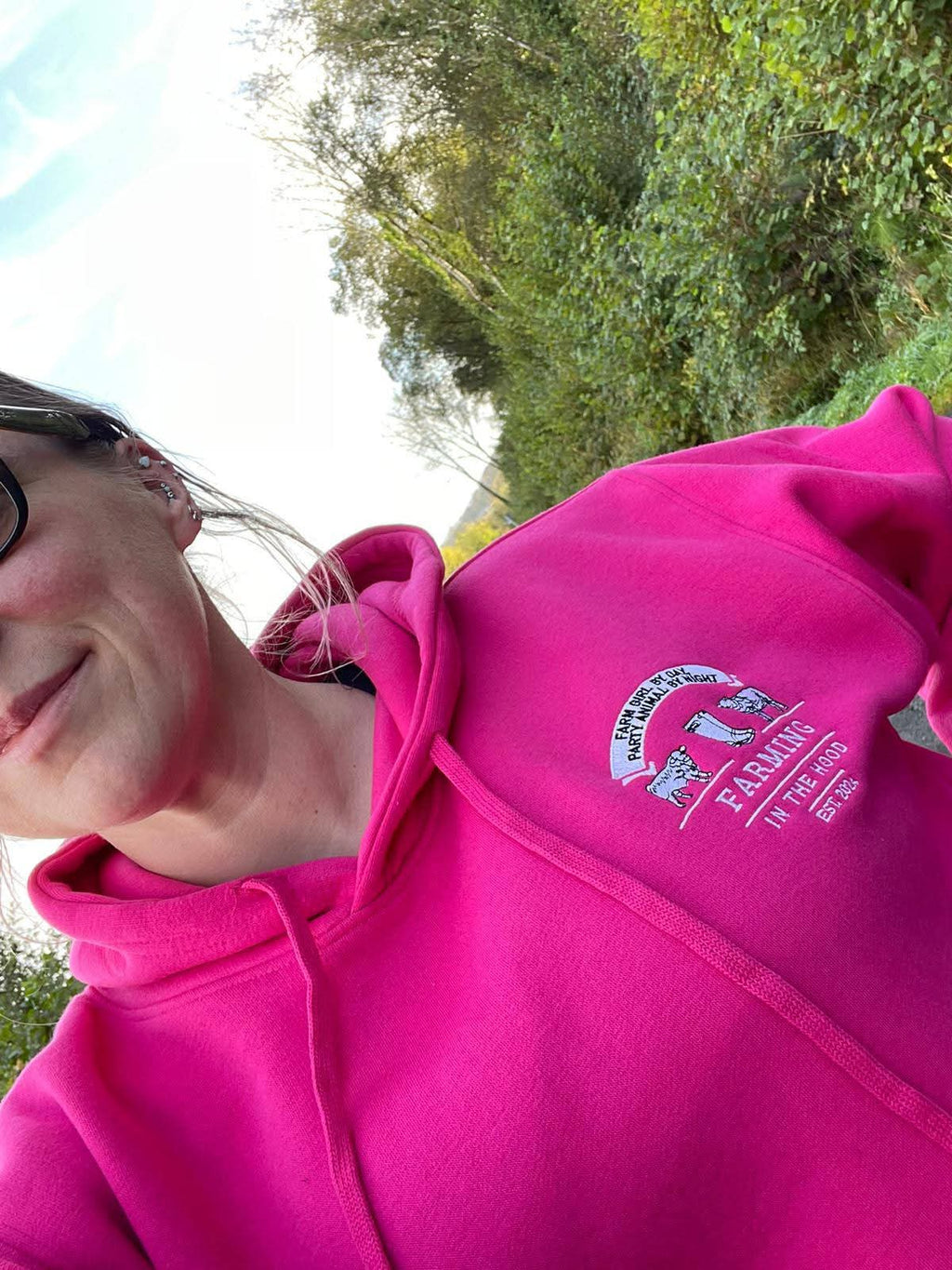 Farm Girl By Day, Party Animal By Night Hoodie