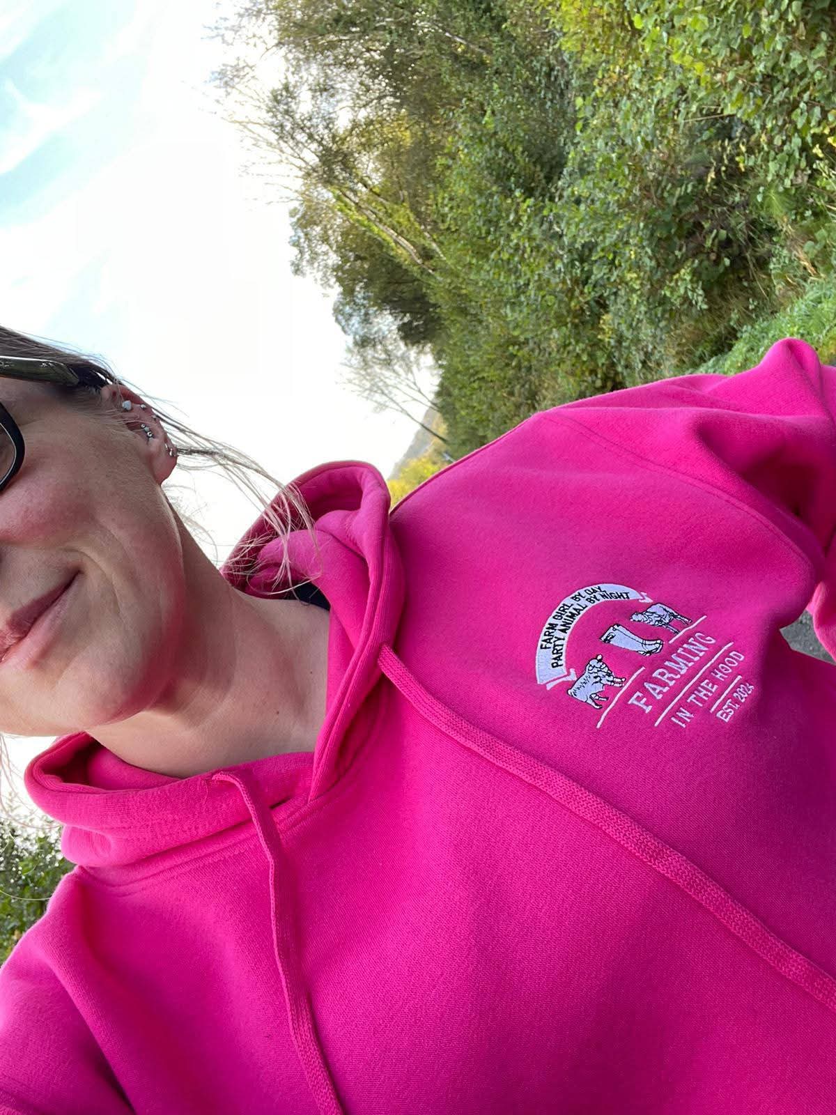 Farm Girl By Day, Party Animal By Night Hoodie